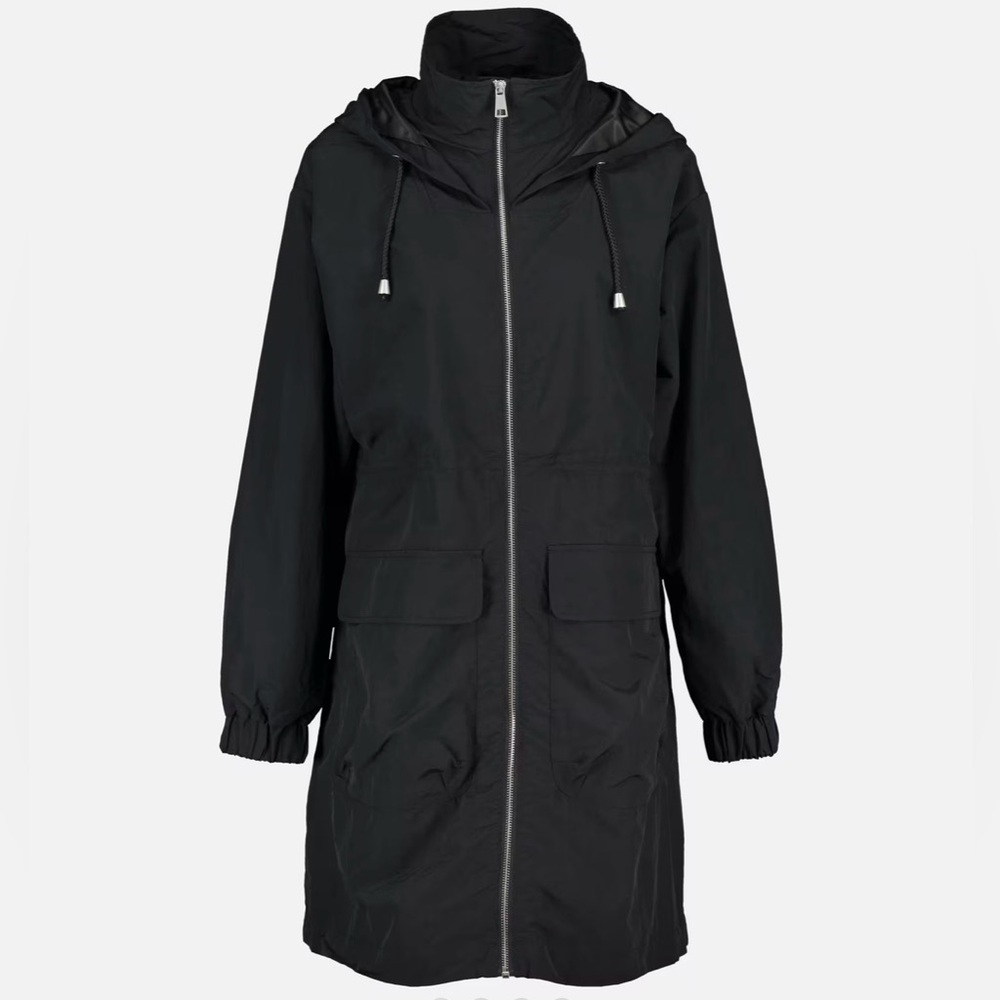 b. young Byanetta Parka 2 Jacket, Black, Hooded, EU 38, US 6 - Picture 3 of 12